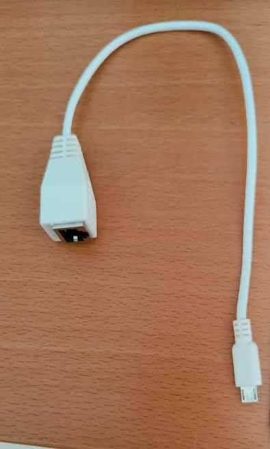 Adaptador Micro-USB para cabo Ethernet