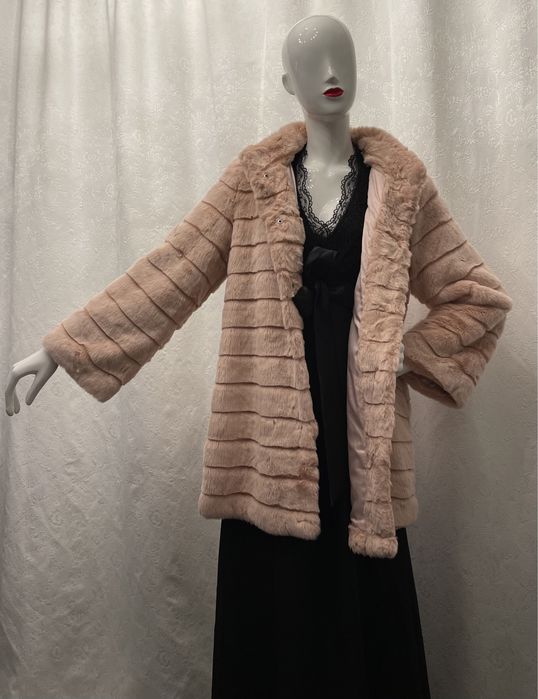 Lavard sztuczne futerko plaszczyk kurtka