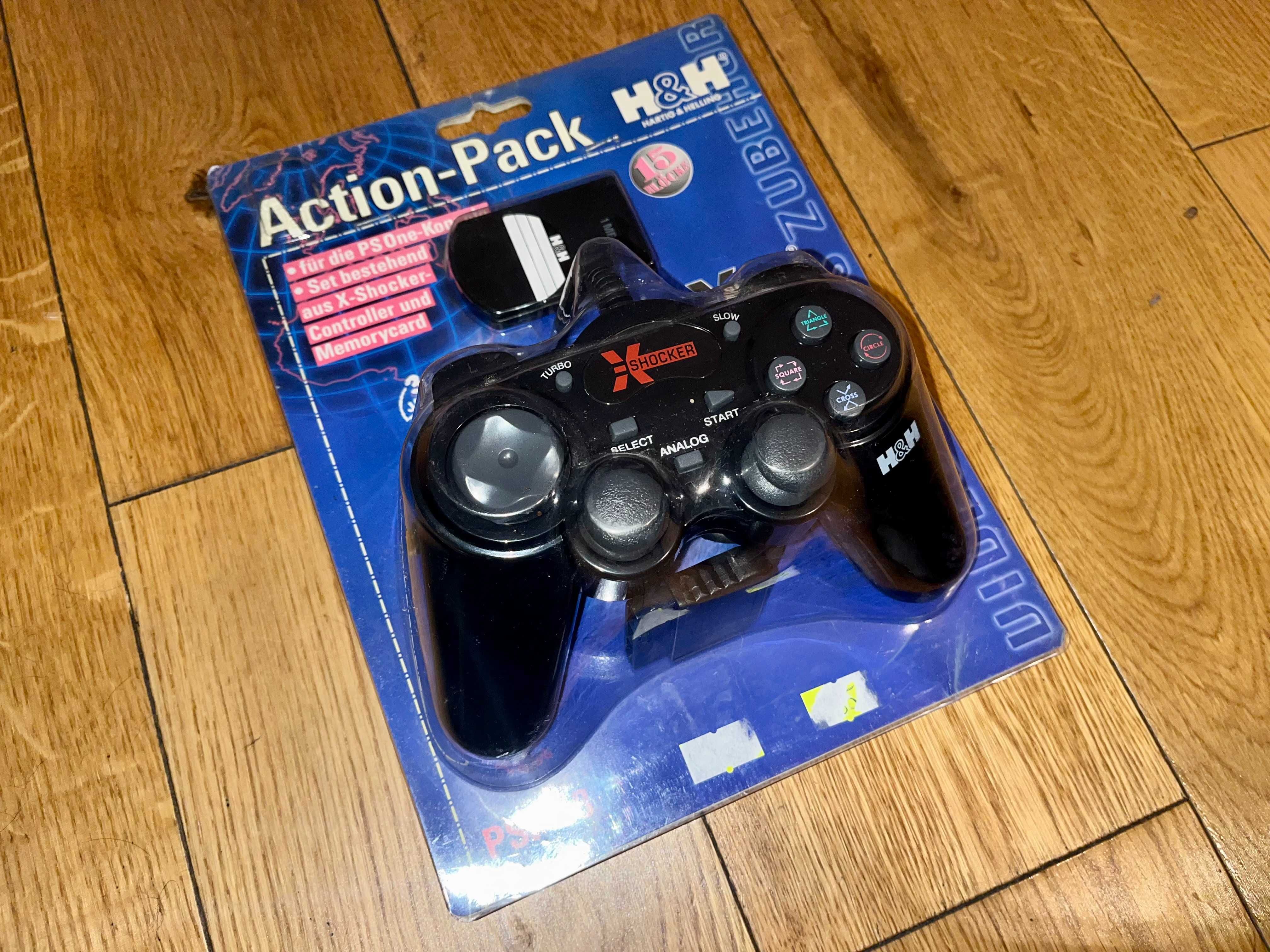 Action-Pack : pad + karta pamięci(komplet) do PS One/PSX