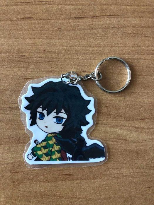 Porta Chave/Chaveiro Anime Demon Slayer- Giyu Tomioka- portesincluídos