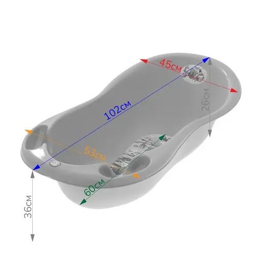 Ванночка Tega baby велика