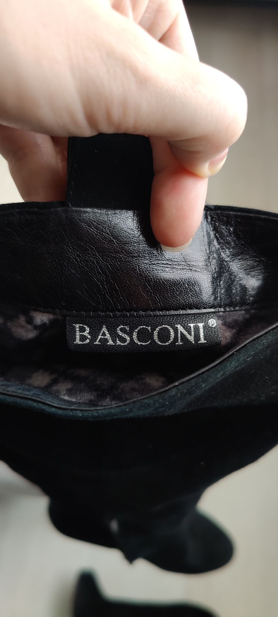 Сапоги замшевые Basconi