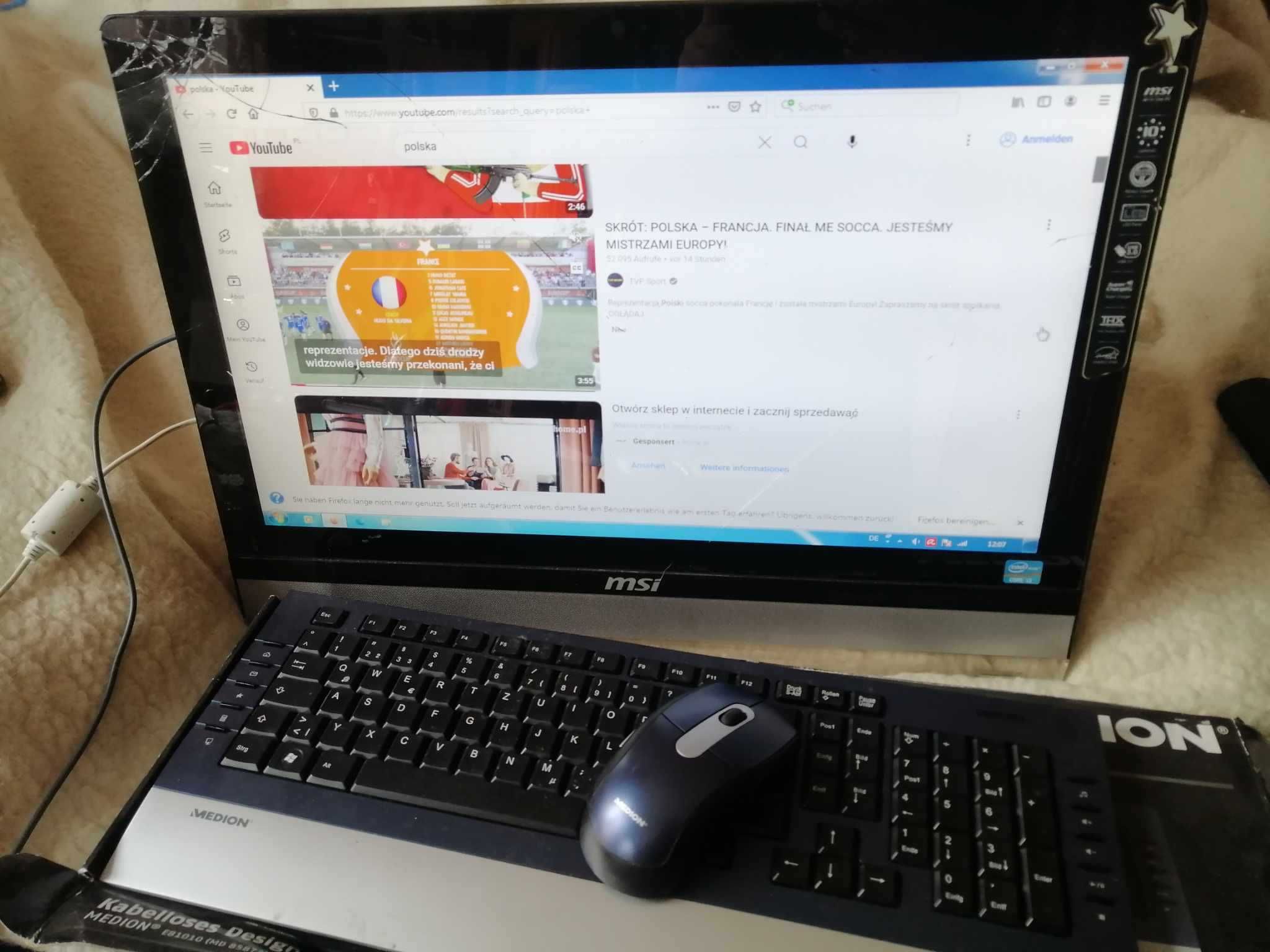komputer monitor dotykowy Msi ms-ac 92