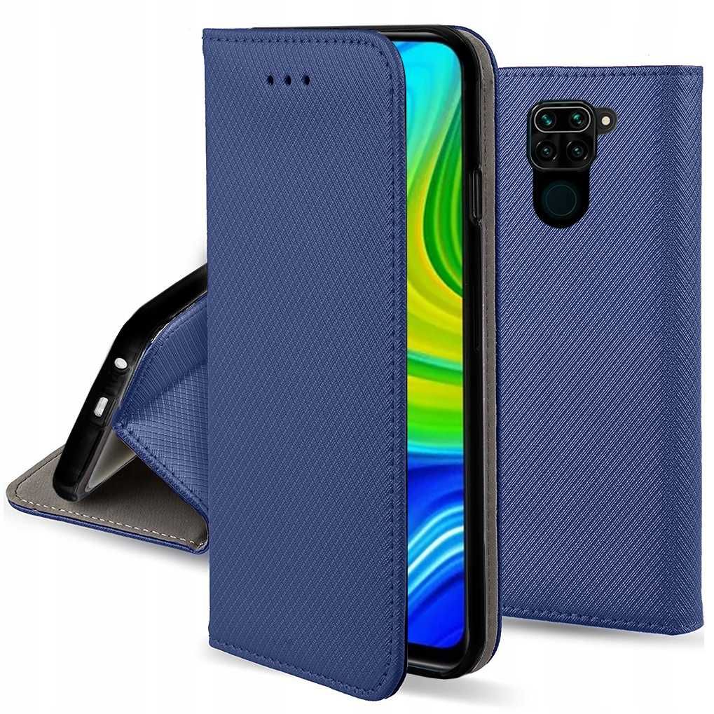 Etui Smart Magnet do Xiaomi Redmi Note 9 + Szkło Hartowane