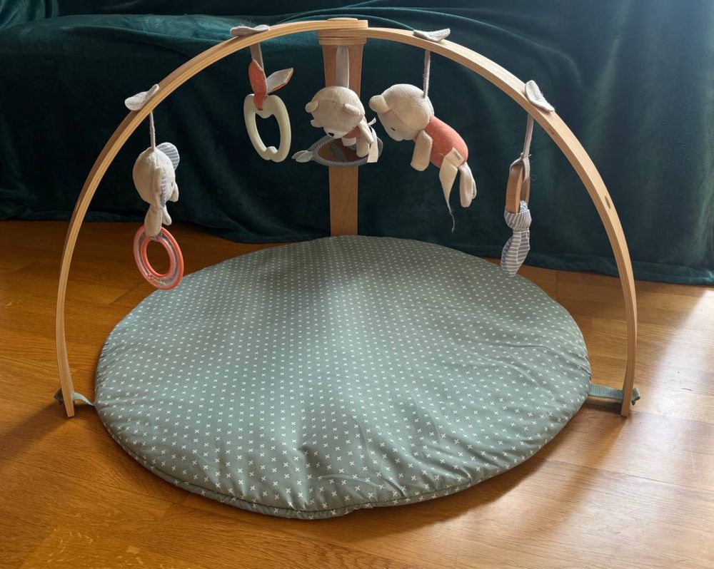 Развивающий двустоонний коврик Ingenuity Cozy Spot