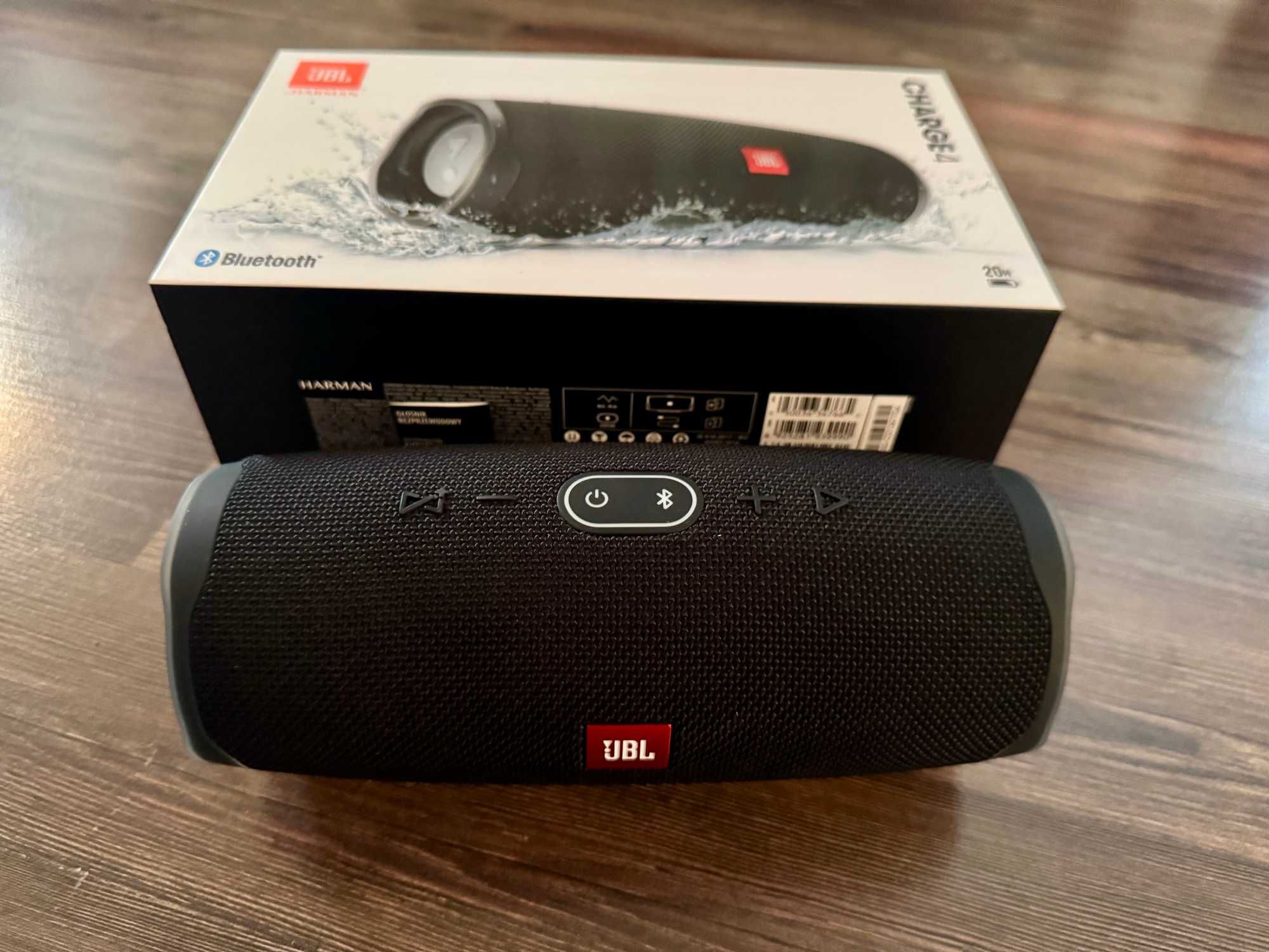 JBL Charge 4 – czarny, stan jak nowy, z pudełkiem