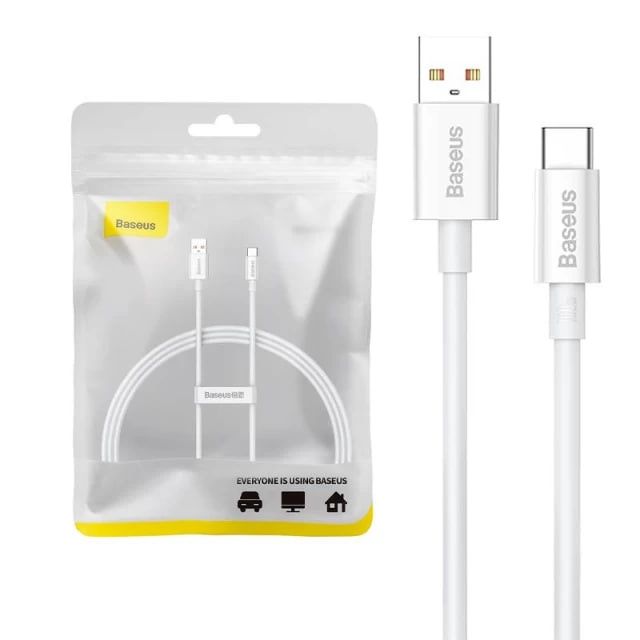 Кабель з чіпом Baseus 100W USB to Type-C 100см