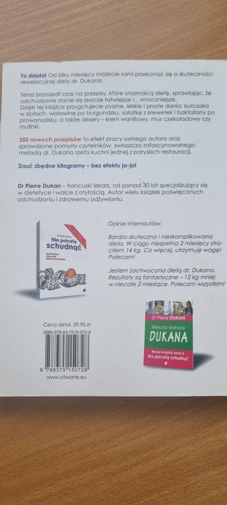 Dukan " Nie potrafię schudnąć"