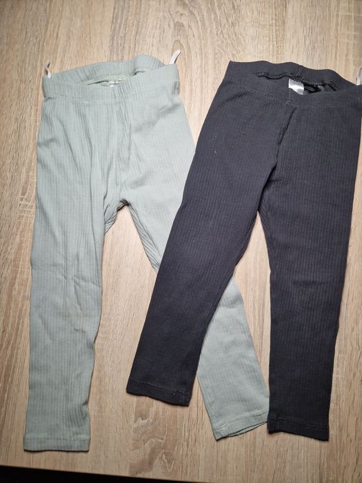 Zestaw 2x legginsy/getry rozm 98 H&M