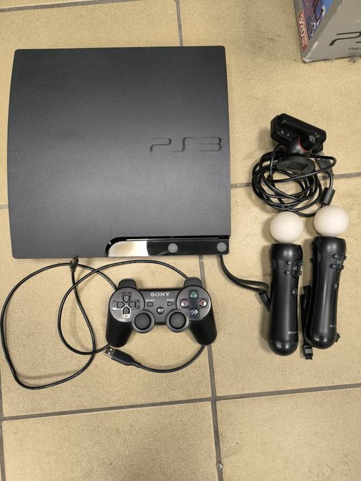 PS3 pad PS move z kamera 3 gry