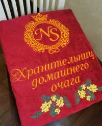 Подарунок 8 березня коханій іменний подарок именное полотенце мужу