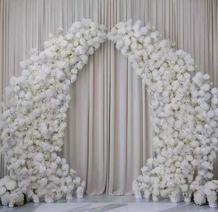 Ścianka kwiatowa/ dekoracja na wesele, ceremonie ślubną