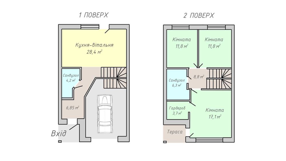 Продаємо дуплекс з гаражем і ділянкою 3.5 сотки