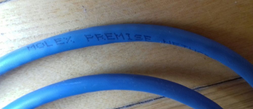 MOLEX Фирменный Сетевой кабель витая пара 1 м, 3 м