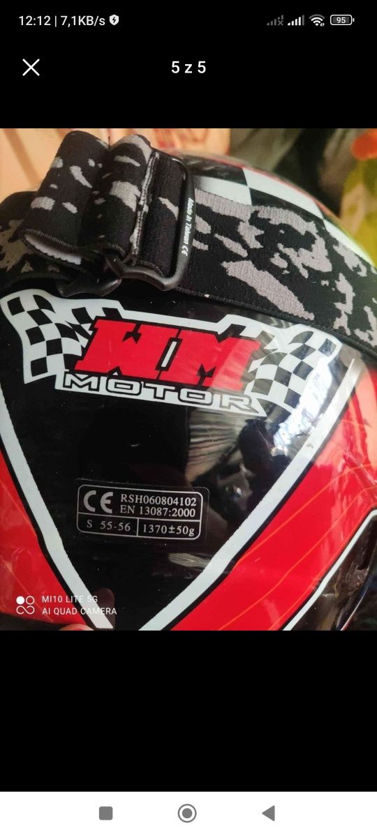 Kask motocyklowy