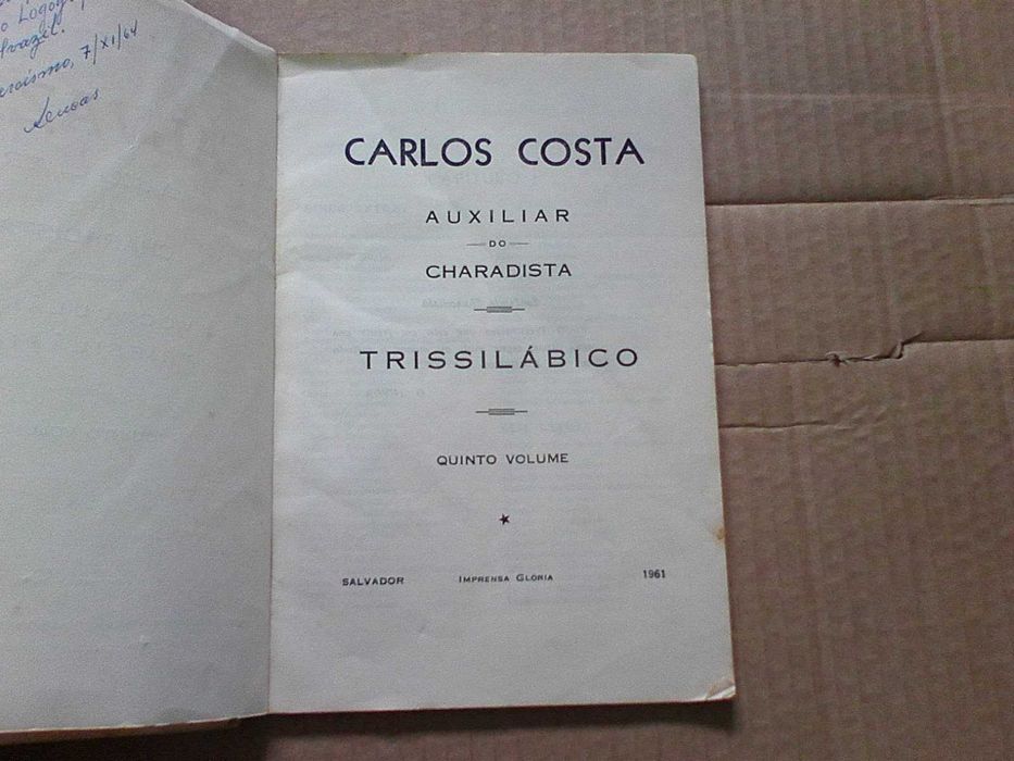 Alvazil - Auxiliar do Charadista - 3º e 5º vol.