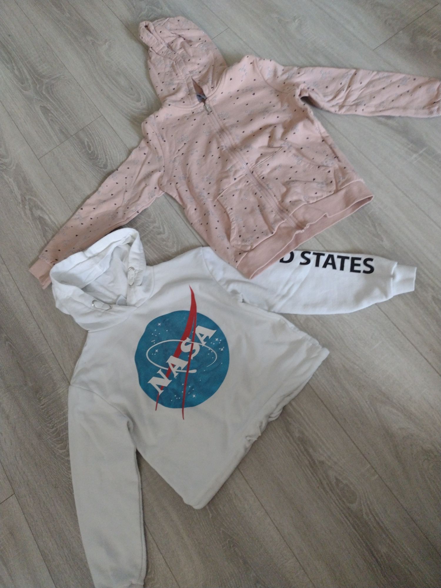 2x bluza dla dziewczynki 134 Nasa