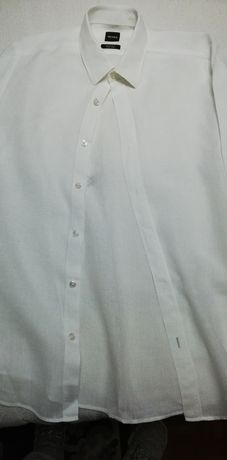Camisa branca Hugo Boss