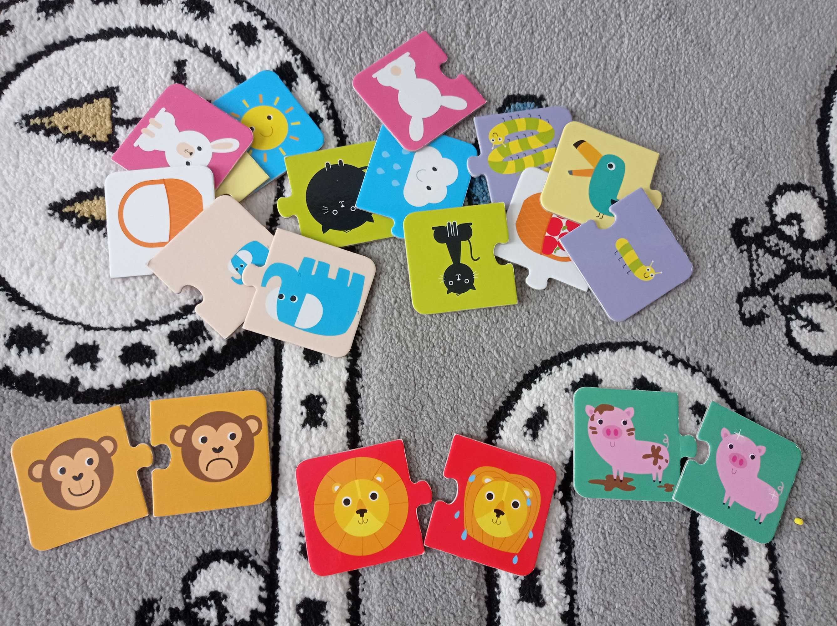 Układanki i puzzle dla dzieci 1-2 lat