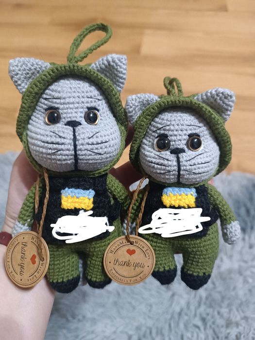 Котики ЗСУ під замовлення іграшка