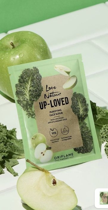 3zł! Nowy peeling oczyszczający jabłko jarmuż Oriflame