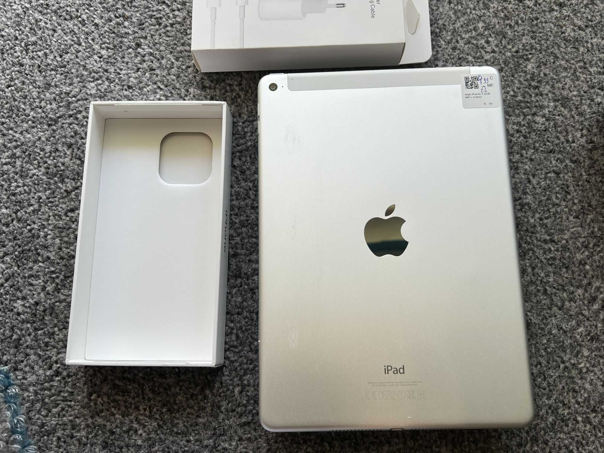 iPad Apple Air 2 32GB WIFI SILVER Srebrny CELLLAR LTE Gwarancja FV