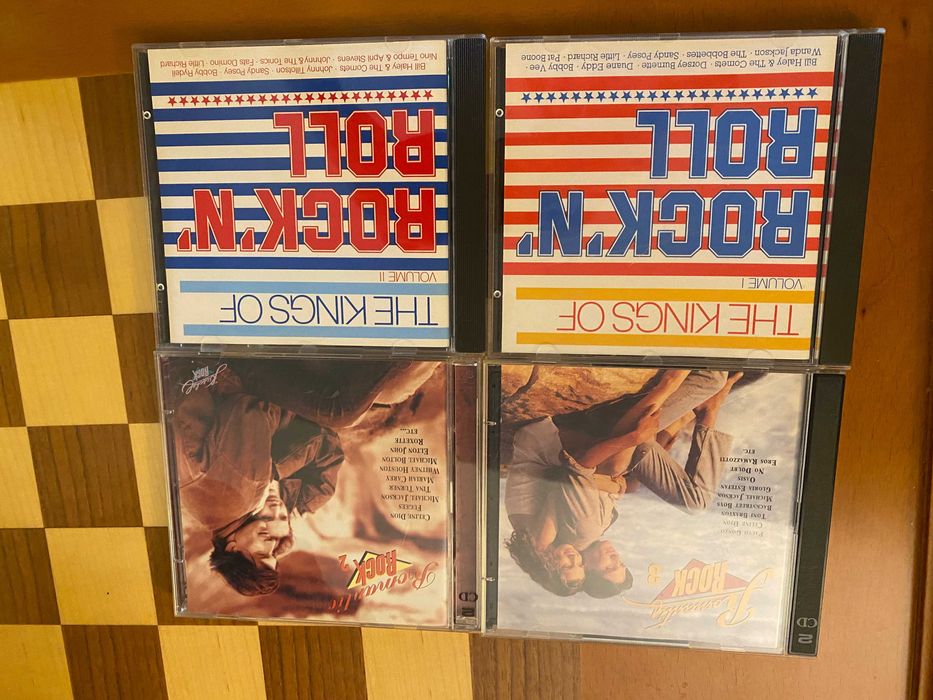 4 CDs Músicas de Rock 'N' Roll | Ótimo estado