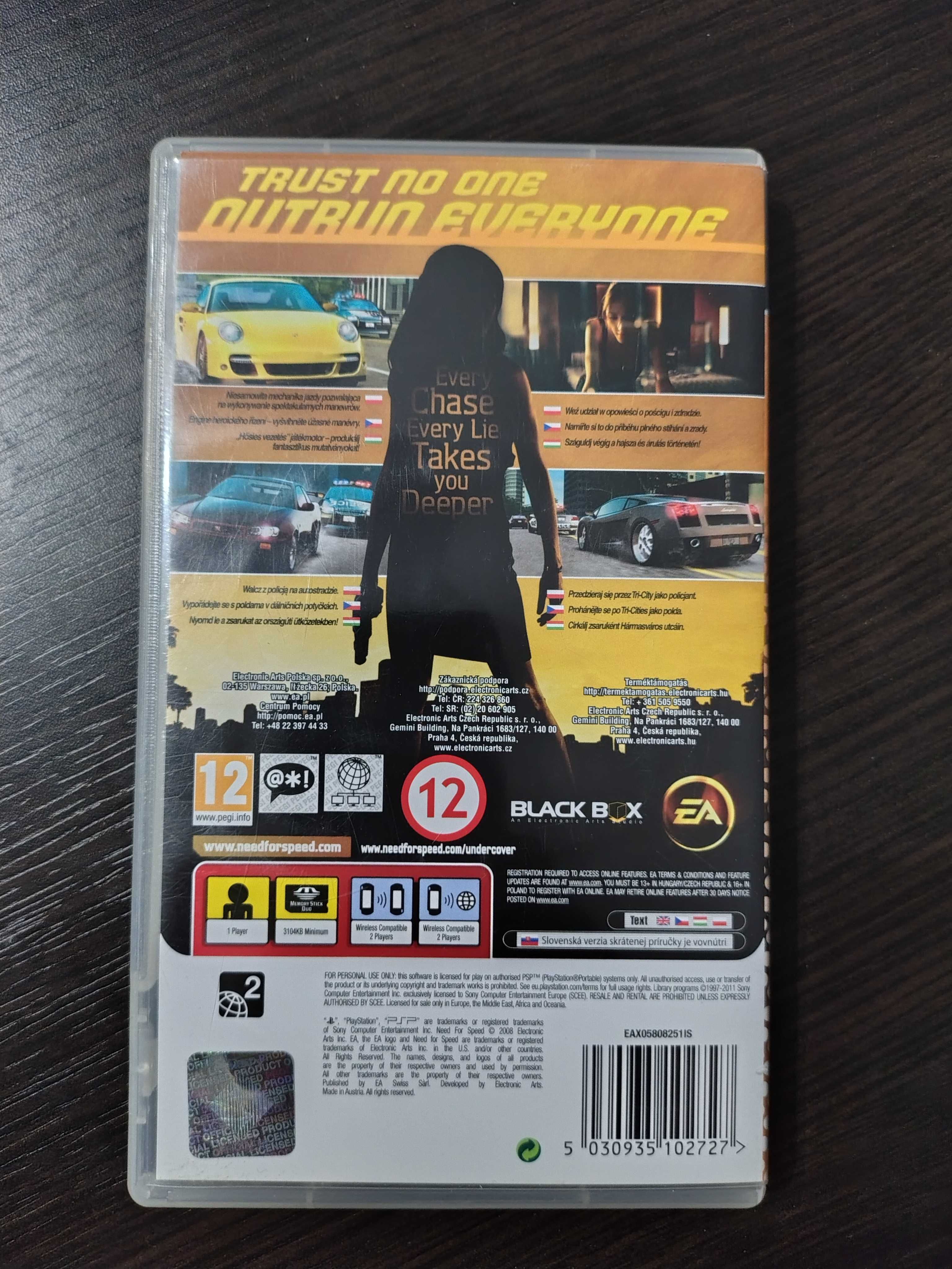 Need for Speed: Undercover Sony PSP