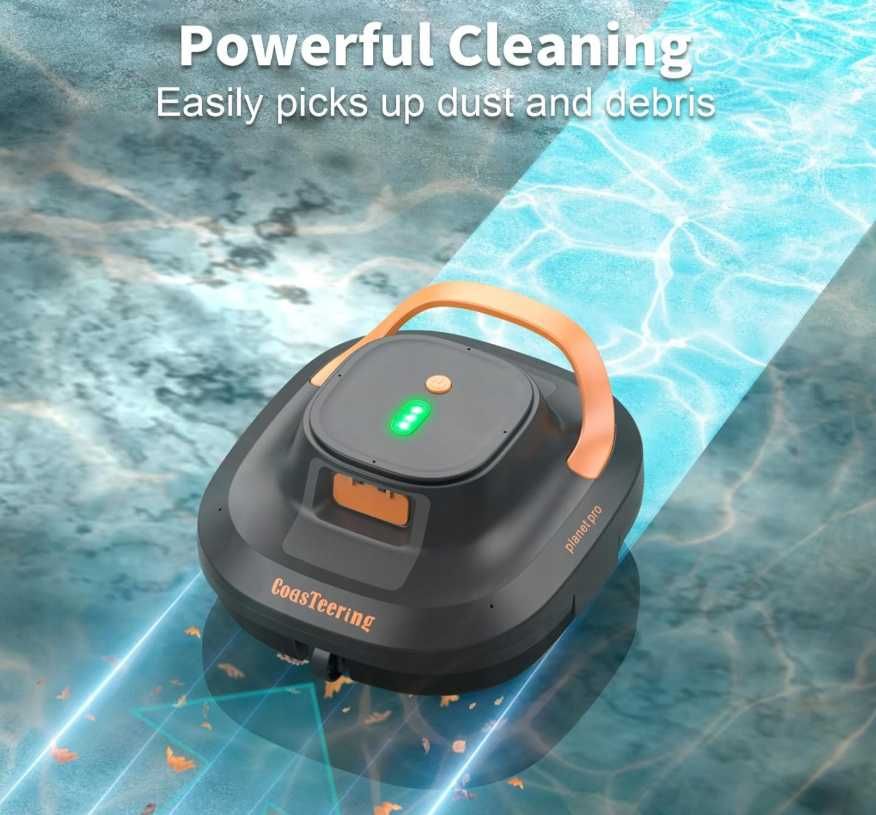 Bezprzewodowy odkurzacz basenowy Coasteering Planet Pro