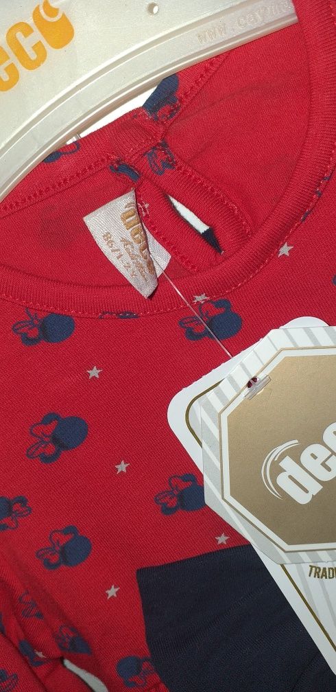 Komplet NOWY dla dziewczynki myszka minnie miki