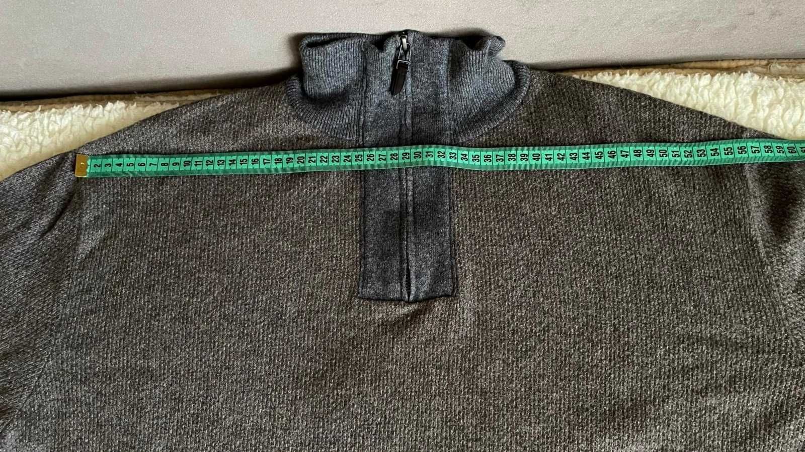 Sweter męski 80% wełna Casa Moda, duży, r.3XL