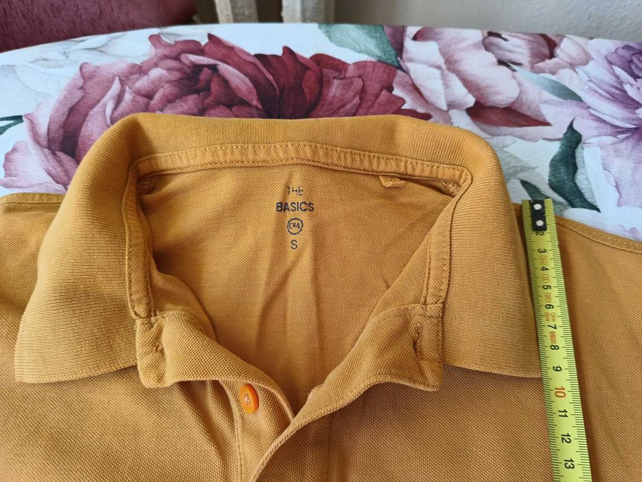 Koszulki polo męskie chłopięce r.S 4 szt.