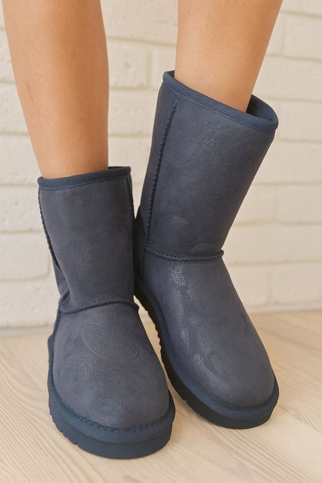 Черная пятница, супер цена, сапожки UGG с узором «индийский огурец