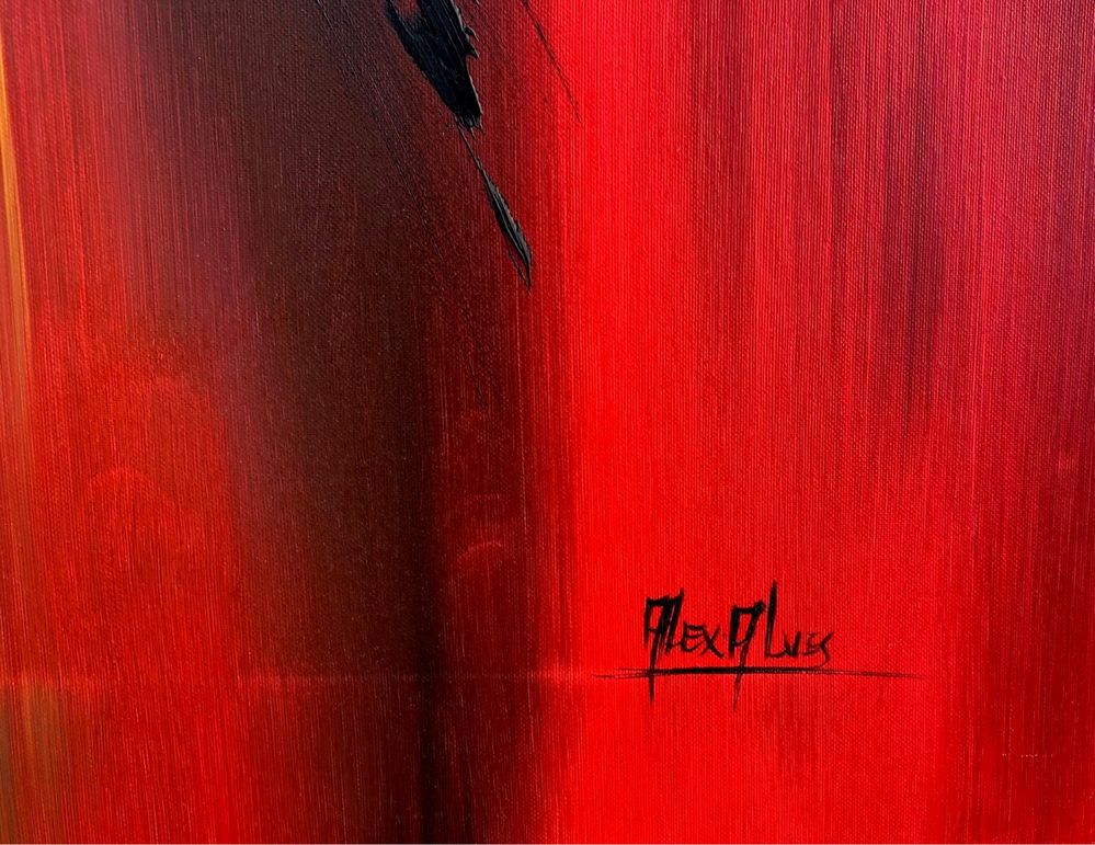 Quadro/ Tela decorativo, abstrato - Grande