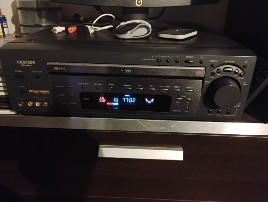 Amplituner z cd thompson dpl 600cd sprawny wmontowany Bluetooth