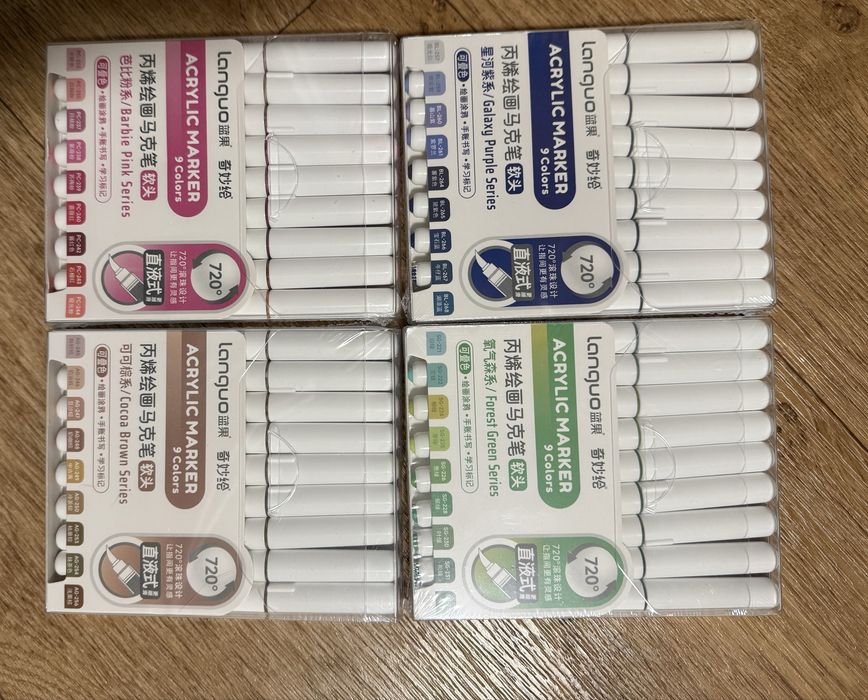 Нові кольори маркерів лангуо/languo 36 штук