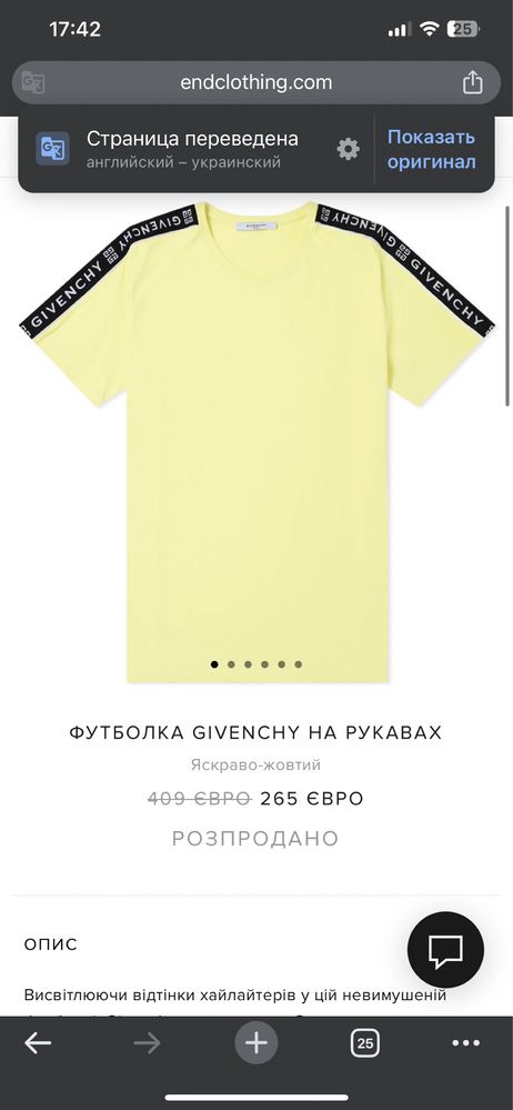Новая футболка Givenchy оригинал