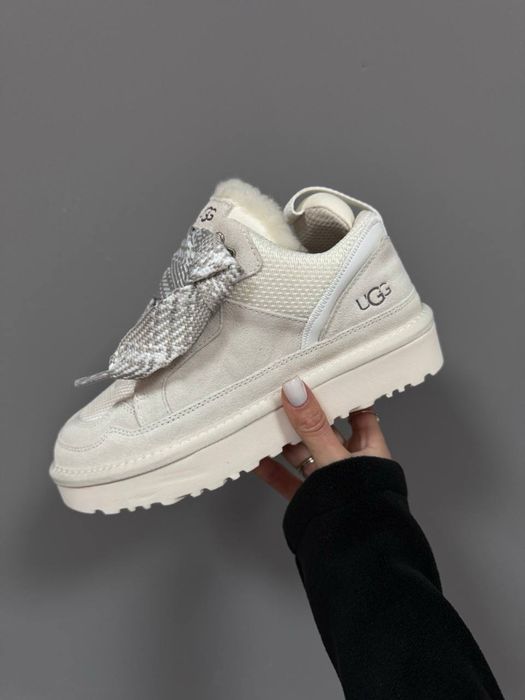 НОВИНКА‼️Зимові снікерски UGG LOWMEL SNEAKERS CERAMIC угг ловмелл білі