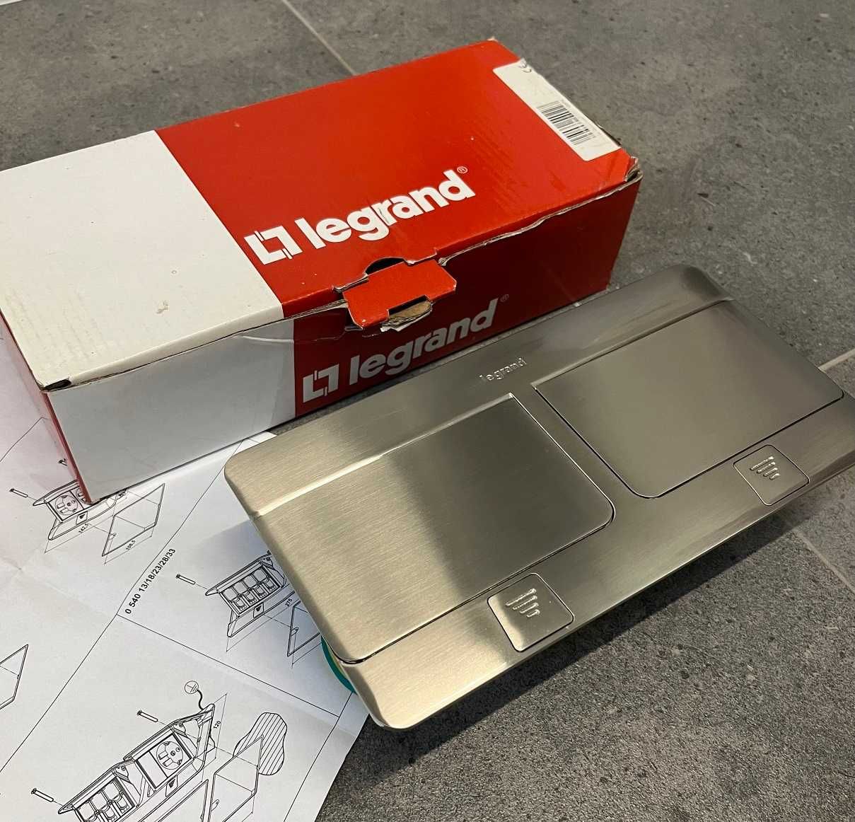 Legrand Pop-Up Minipuszka 6M 2X3M 054022 Stal Nierdzewna