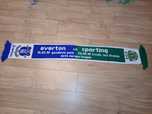 Szalik Everton FC - Sporting Lizbona - szal piłkarski, kibic