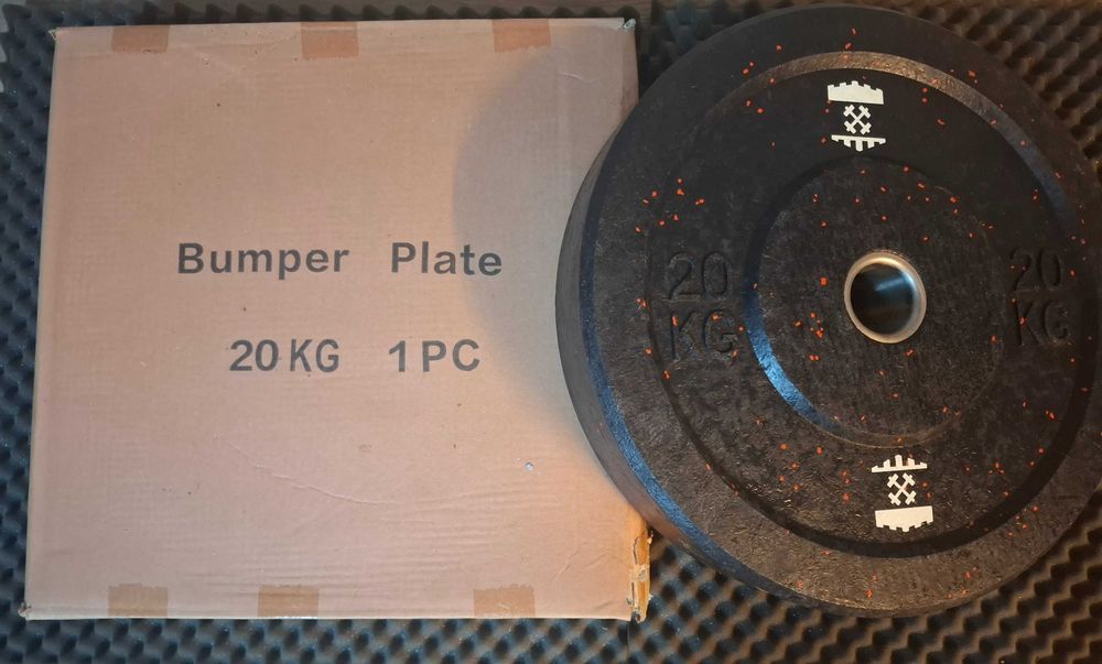 Discos Olímpicos Bumper – 20kg (Novos, Selados) – Pares Disponíveis