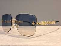 LOUIS VUITTON damskie złote nowe okulary przeciwsłoneczne filtr UV 400