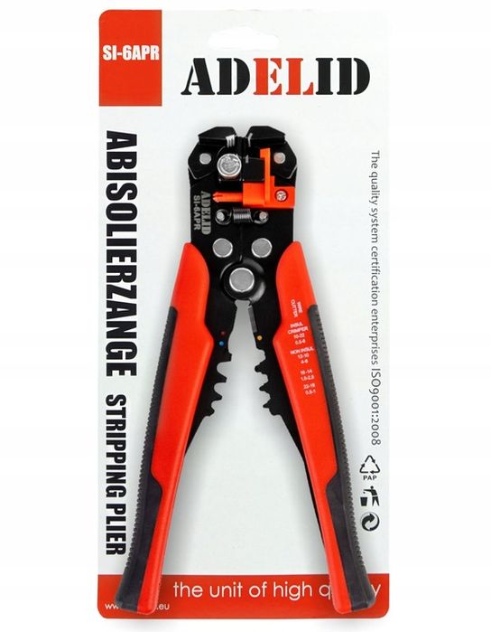 Zaciskarka Konektorów Końcówek Ściągacz Izolacji