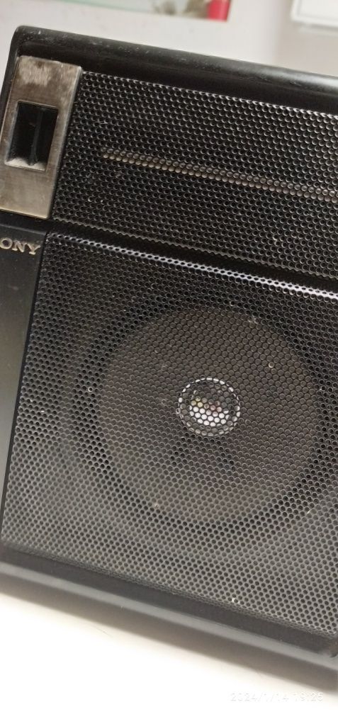 Wieża Sony radiomagnetofon bumbox CFS-W410 bass budowa wysyłka