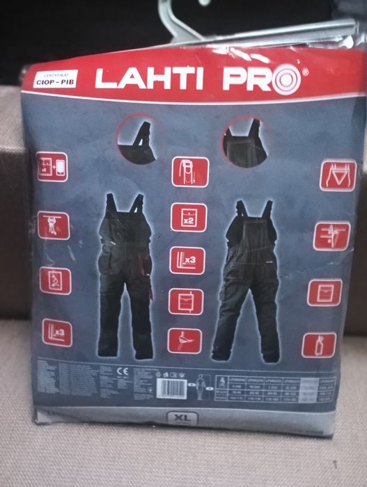 Spodnie ogrodniczki robocze nowe Lachti Pro