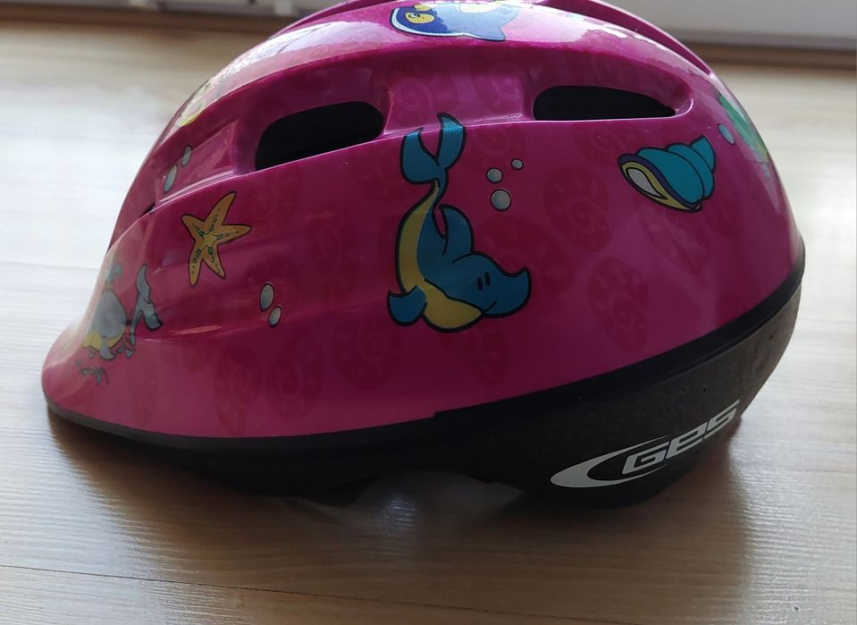 Kask na rower hulajnogę rolki dla dziewczynki