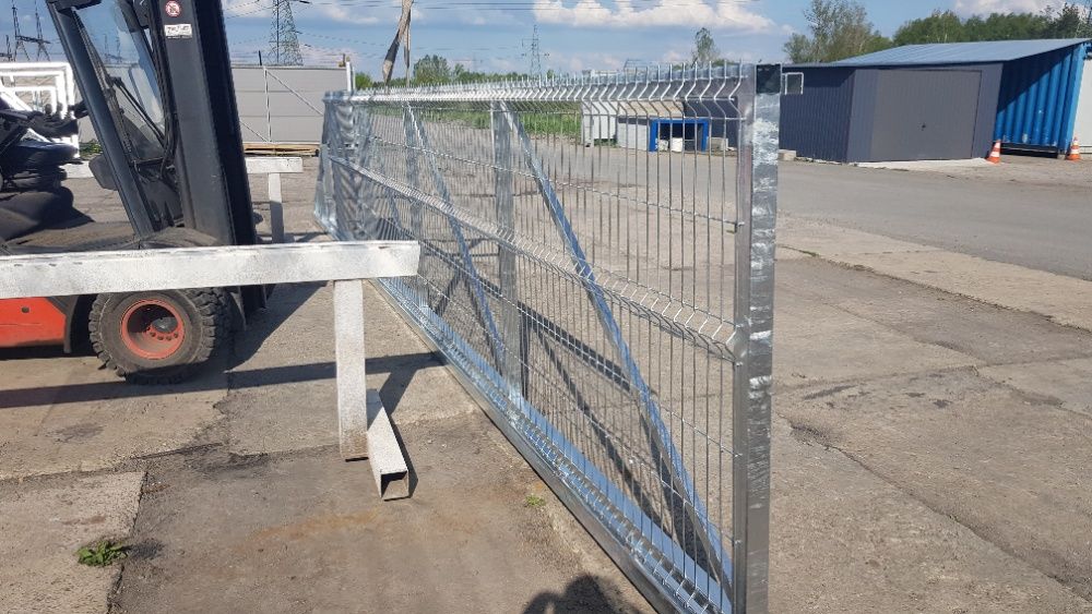 Brama przesuwna samonośna 6,00 m z siatką OCYNKOWANA producent