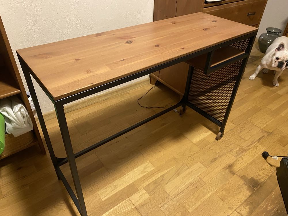 Ikea biurko drewniane bdb