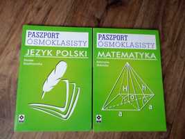 Podręcznik, Paszport ósmoklasisty, polski, matematyka