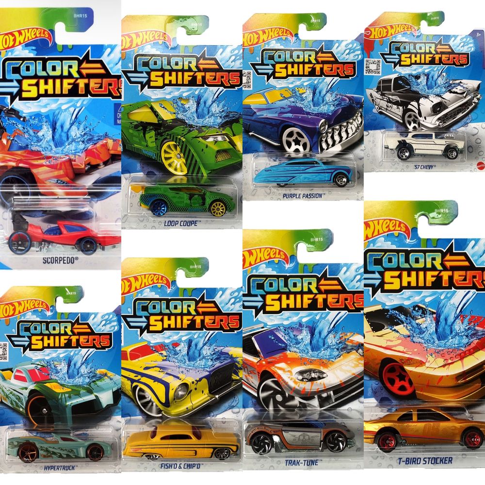 Машинки Hot wheels змінюють колір/меняет цвет оригінал color shifters